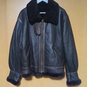 TYPE B-3 천연 가죽 가죽 자켓