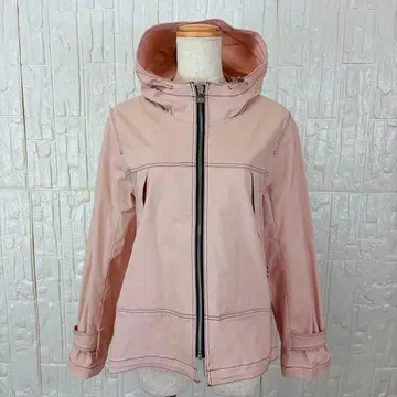 Lapis Range 성숙 큐트 분위기 핑크 후드 아우터 [ a32 ]