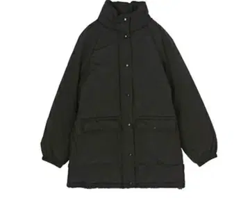 티티베이트 titivate 스탠드 카라 충전솜 블루종 블랙