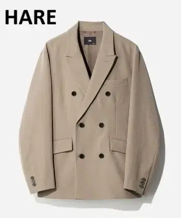 HARE 멜란지 더블 자켓