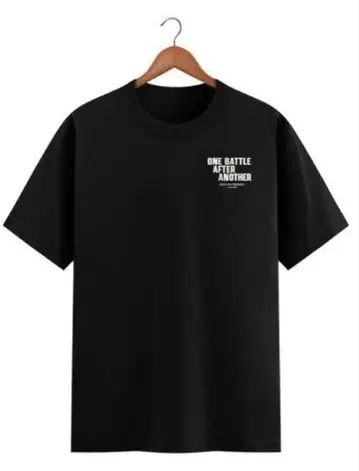원 배틀 애프터 어나더 공식 반팔 티셔츠 블랙 L