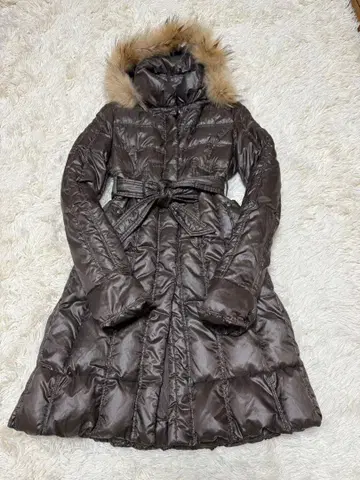 COMME CA DU MODE 브라운 다운 자켓