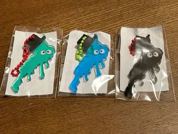 비와코 아크릴 키링 DORODORO  그린 스카이블루 블랙 3종 세트