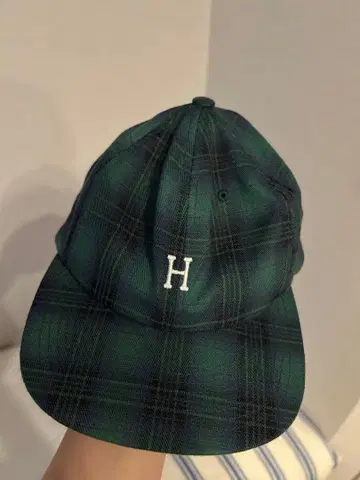 체크 무늬 제트캡