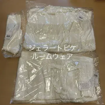 젤라또피케 룸웨어 3종 세트 아이보리 베이지 프리 사이즈