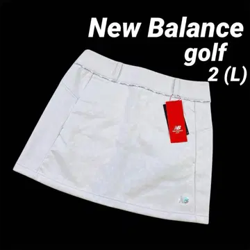 [ 새상품 ] 뉴발란스 플리스 스커트 화이트 L