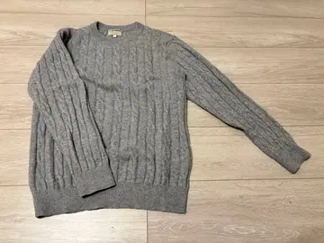 [ BEAUTY&YOUTH ] 새상품급 그레이 캐시미어 니트