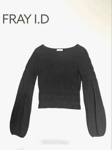 새상품급 FRAY I.D 벌룬 슬리브 니트탑