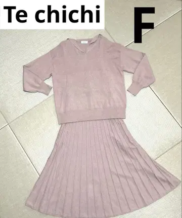 [ Techichi TERRASSE/테치치 ] 세일러 카라 니트 셋업