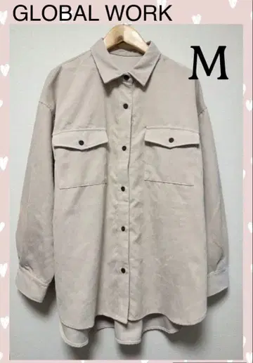 GLOBAL WORK *이지케어 코듀로이 셔츠