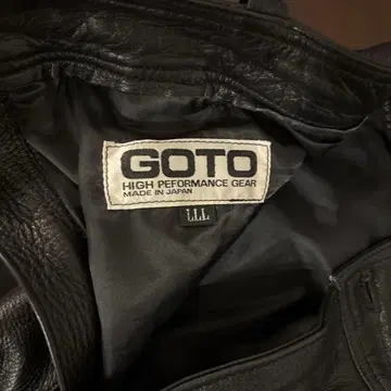 GOTO 가죽 팬츠 블랙