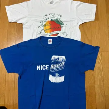 빈티지 T셔츠 2장