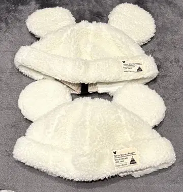 도쿄 디즈니 씨 복슬복슬 모자 2개