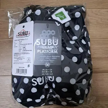 SUBU VAMP Platform 도트 통굽 샌들