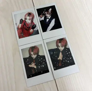 자아자아 봄눈꽃 폴라로이드 4장 세트