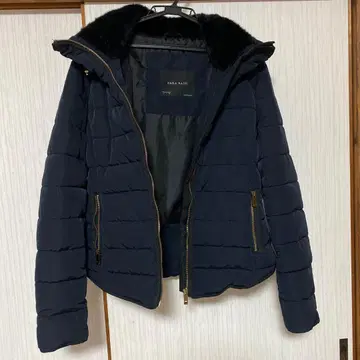 ZARA BASIC 네이비 다운 자켓