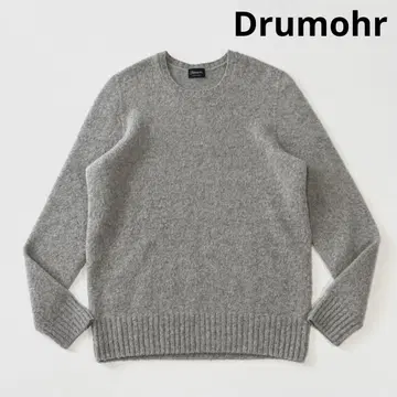 돌모어 크루넥 울 부클레 니트 46