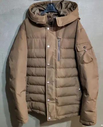 XL BEAMS HEART 다운 자켓 다운 코트 밀리터리 카키