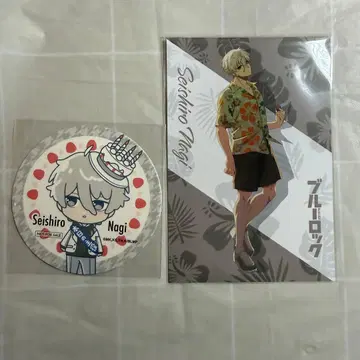 블루 록 앤 갤러리 엽서 코스터 특전 나기 세이시로