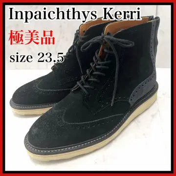 컨디션 최상 여성용 부츠 스웨이드 임팩티스켈리 윙팁 부츠