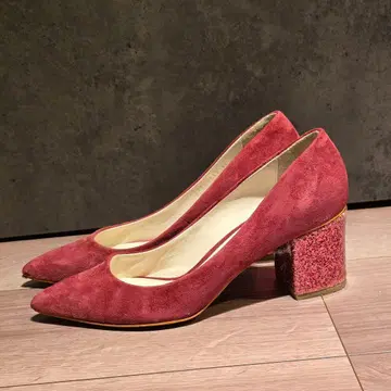 sellenatela 스웨이드 스틸레토 펌프스 라메 힐 CHARLOT