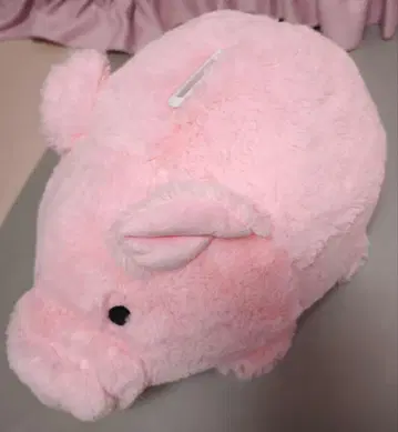 [ 새상품급 ] 플라잉 타이거 큰 돼지 봉제 인형 저금통