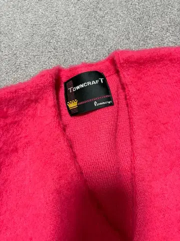 TOWNCRAFT 핑크 가디건