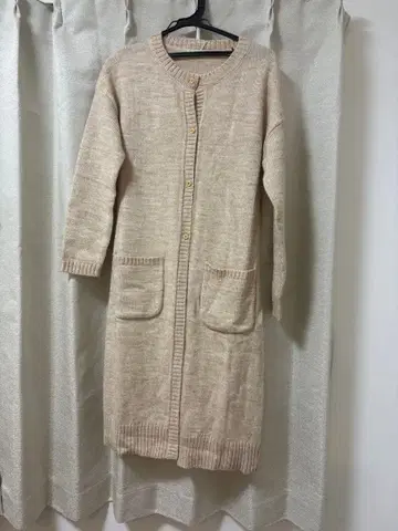 ELLIFE 엘리페 울 혼방 롱 가디건 미사용 새상품