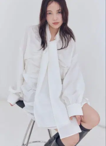 드로스트링 타이 튜닉 andequal