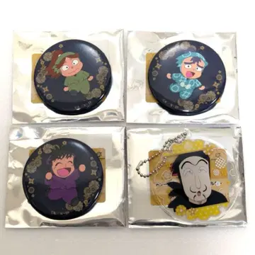 닌타마 란타로 트레이딩 캔뱃지 4개 세트 요시노 사쿠조