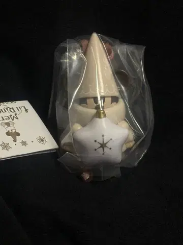 디즈니 크리스마스 리루린린 캡슐 토이 화이트 컬러