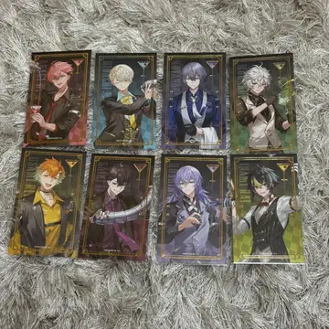 니지산지 애니메이트 카페 HEROIC BAR 칵테일 카드 폴라로이드