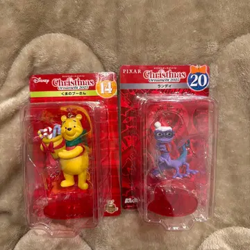 디즈니 크리스마스 오너먼트 제일복권 푸우 란디 세트