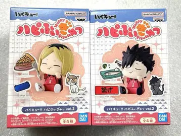 하이큐!! 하피피규어 vol.2 코즈메 켄마 쿠로오 테츠로 세트