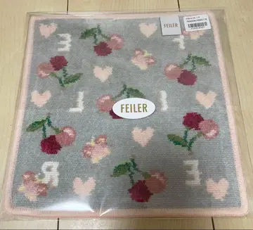 [미사용 새상품] FEILER 페이러 손수건 키프 스마일링 체리