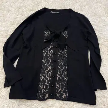 STRAWBERRY FIELDS 리본 레이스 니트