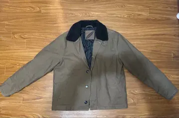 브라운 퀼팅 자켓