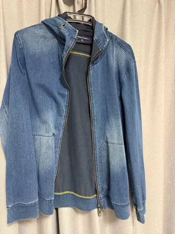 니콜 데님 블루 후드티