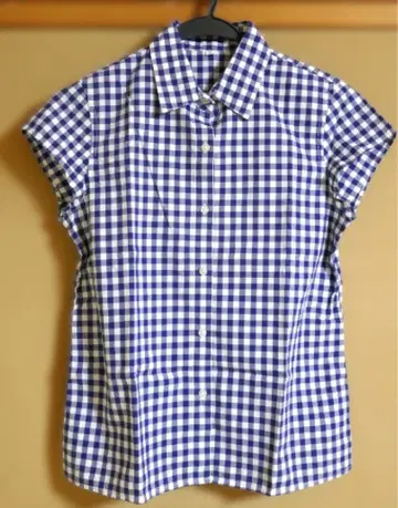 반팔 체크 셔츠 체크