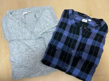 Gap 롱 셔츠와 후드티 세트