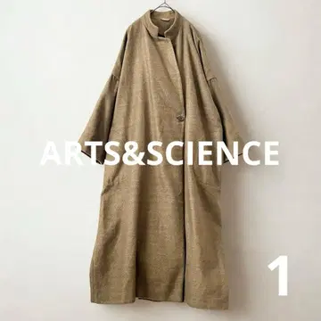 아츠앤사이언스 ARTS&SCIENCE 스탠드 카라 체스터 코트 면