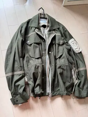 sacai 22ss 나일론 트윌 믹스 블라존 사카이