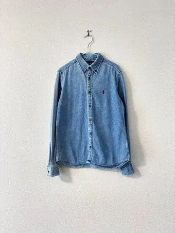 랄프 로렌 라이트 인디고 빨간색 포니 7