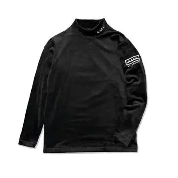 새상품 muta MARINE 봄버 히트 모크넥 셔츠 블랙 1