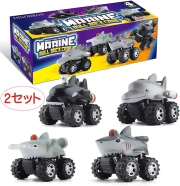 [ 2세트 ] 풀백 공룡 자동차 몬스터 트럭 탈것 플레이세트