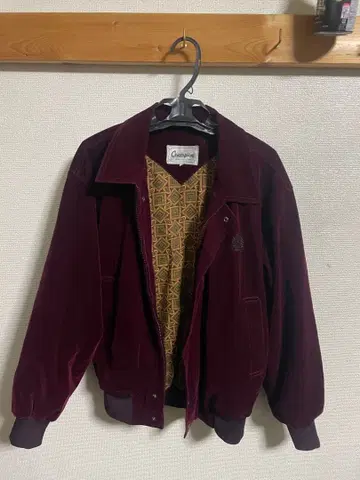 Champion 버건디 벨로아 자켓 가격 인하 협상 가능