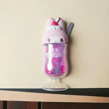 [ 킷사 산리오 ] 마이멜로디 크림 소다 마그넷 레트로 미니어처