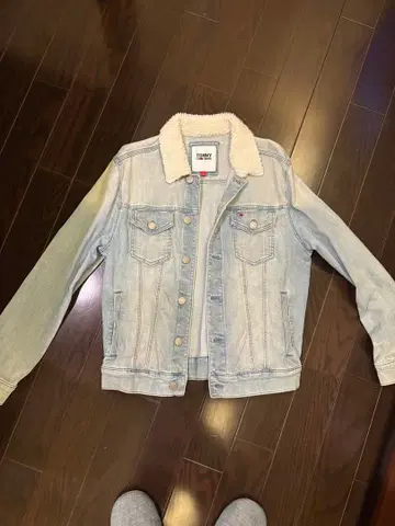 TOMMY JEANS 보아 옷깃 데님 자켓 M