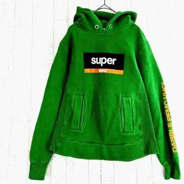 빈티지 로고 후드티 [ S ] 풀오버 그린 후디