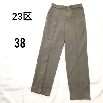 [택 포함] 23구 슬랙스 센터 크리즈 팬츠 이탈리아제 원단